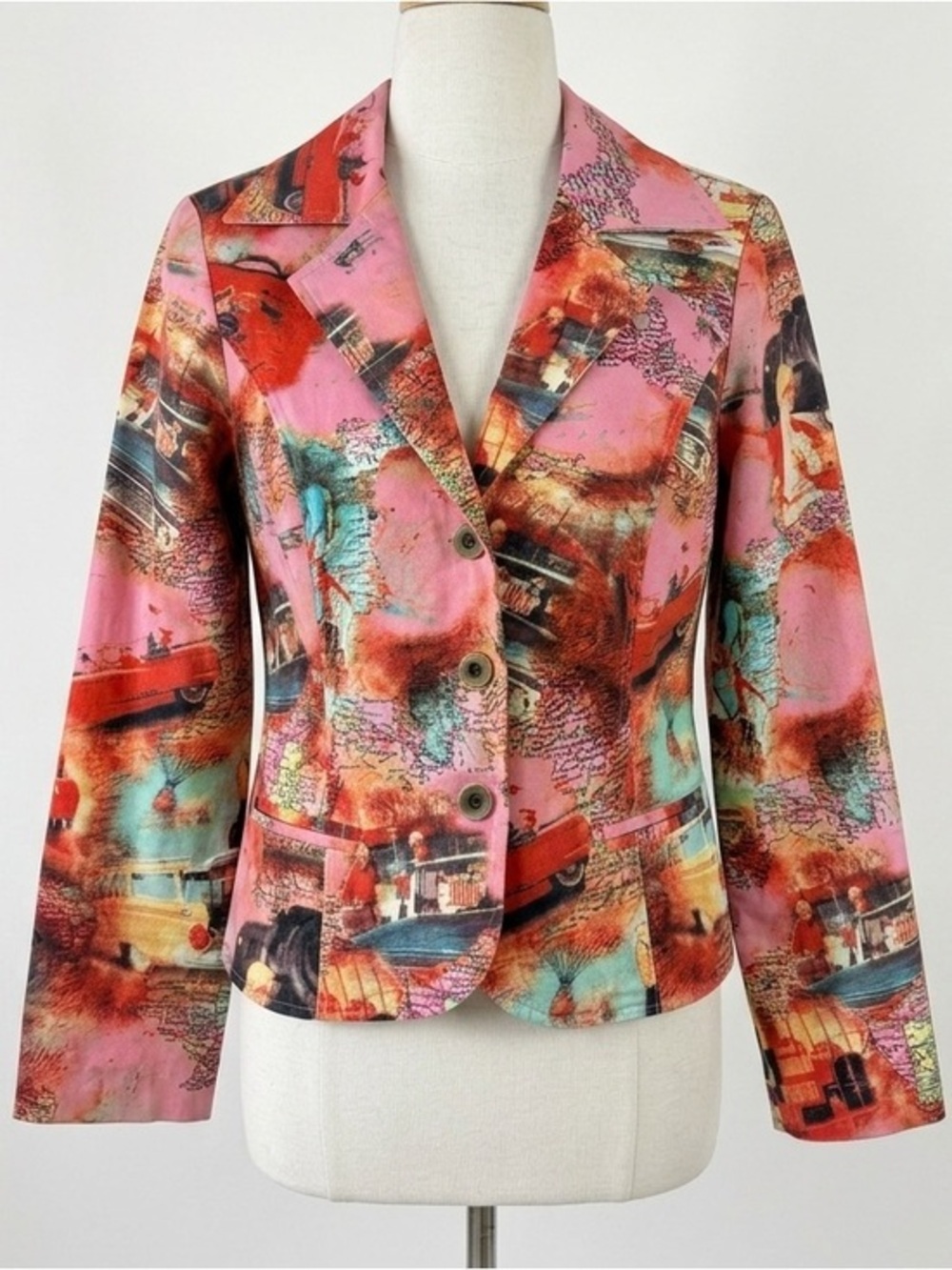 Ivy Jane American Road Trip Blazer Size Small Made in the USA 90s Y2K